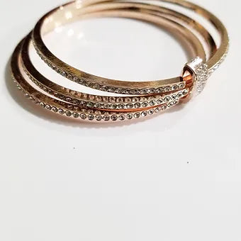 ROSE GOLD BANGLE SET