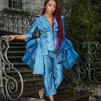 The Sapphire Siren 3-Piece Couture Set